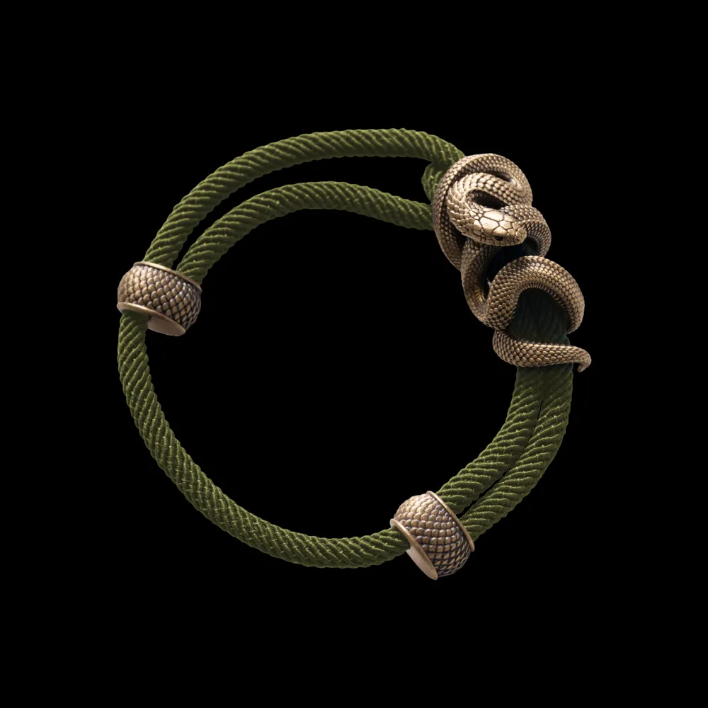 Black Mamba Rope Bracelet - Image 6