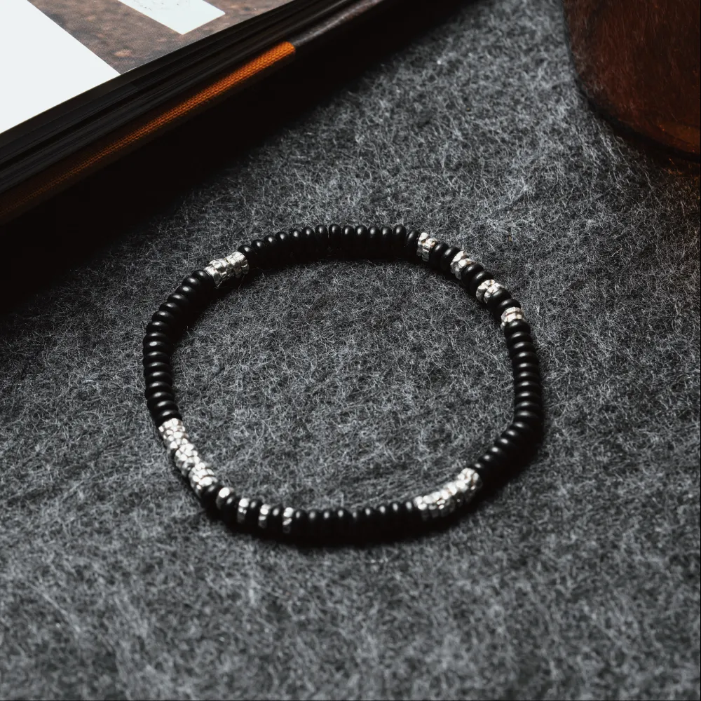 Black Stone Wealth Bracelet - Image 3