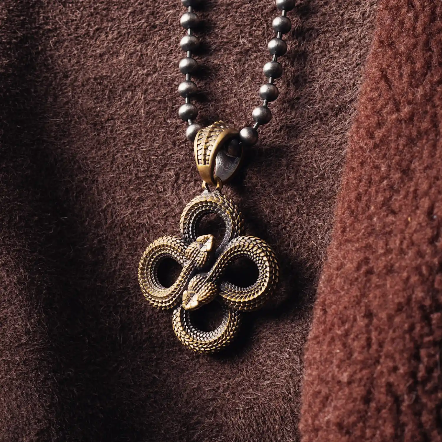 Double Snake Pendant - Image 3