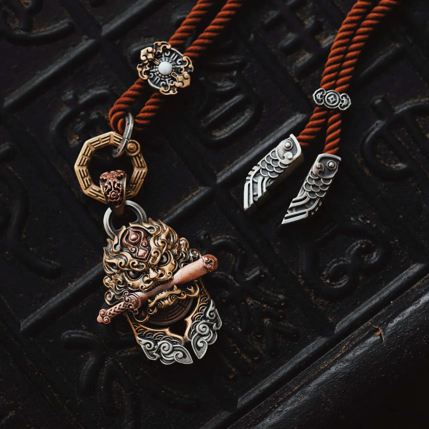 Shan Gui Lion Sword Pendant - Image 5