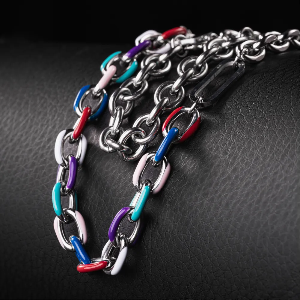 Chunky Chain Hip-Hop Chain Necklace - Image 3