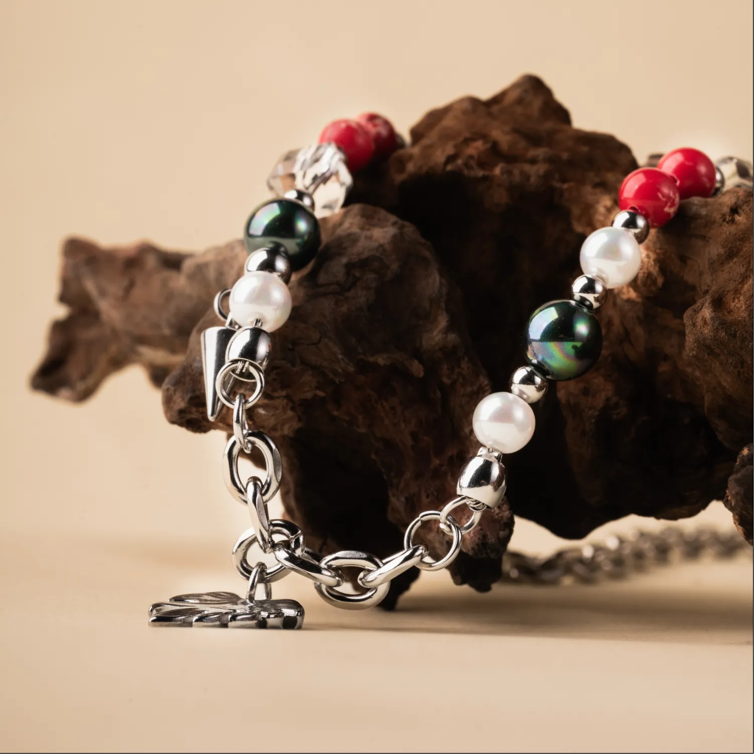 Crimson Forest Charm Necklace - Image 3