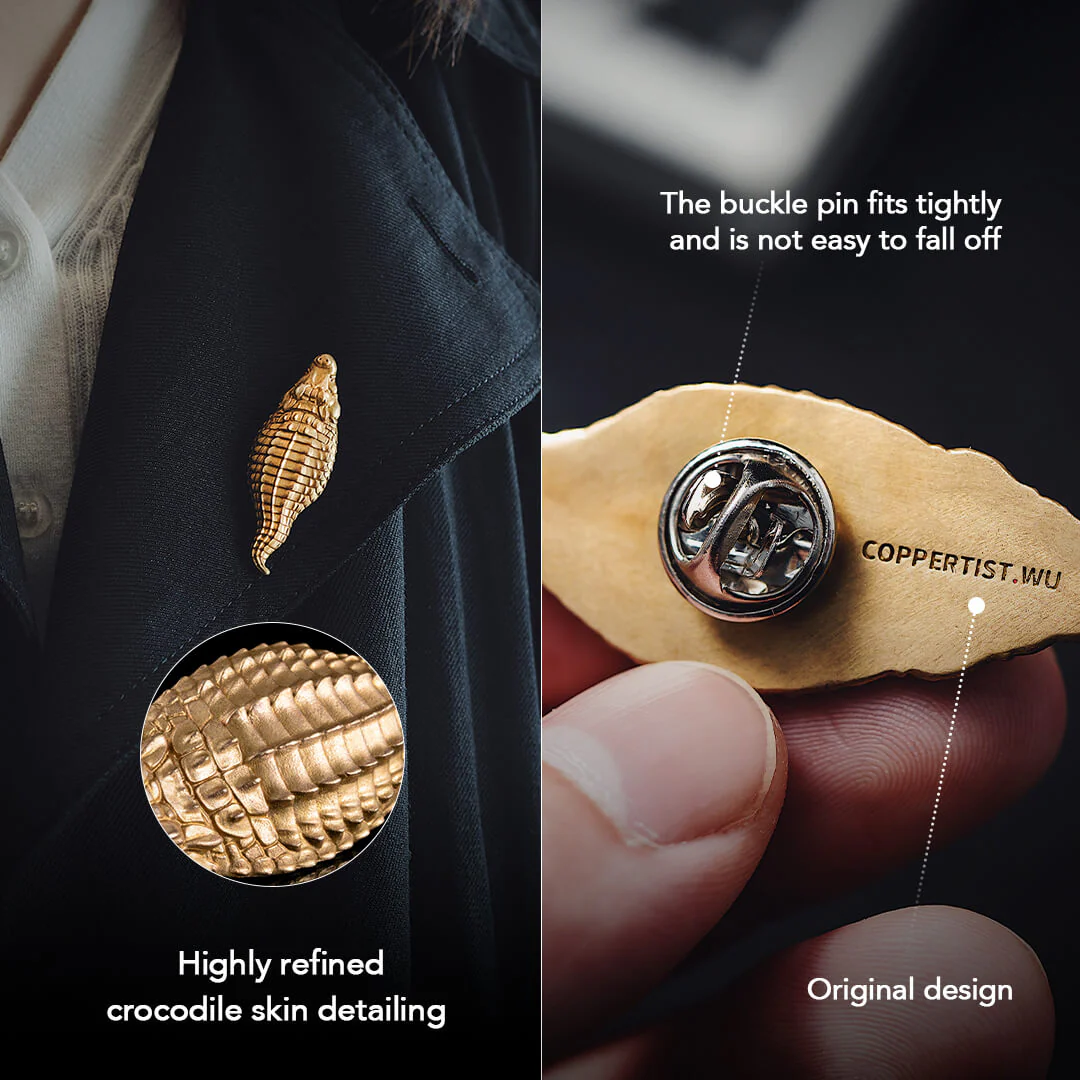 Crocodile Brooch - Image 5