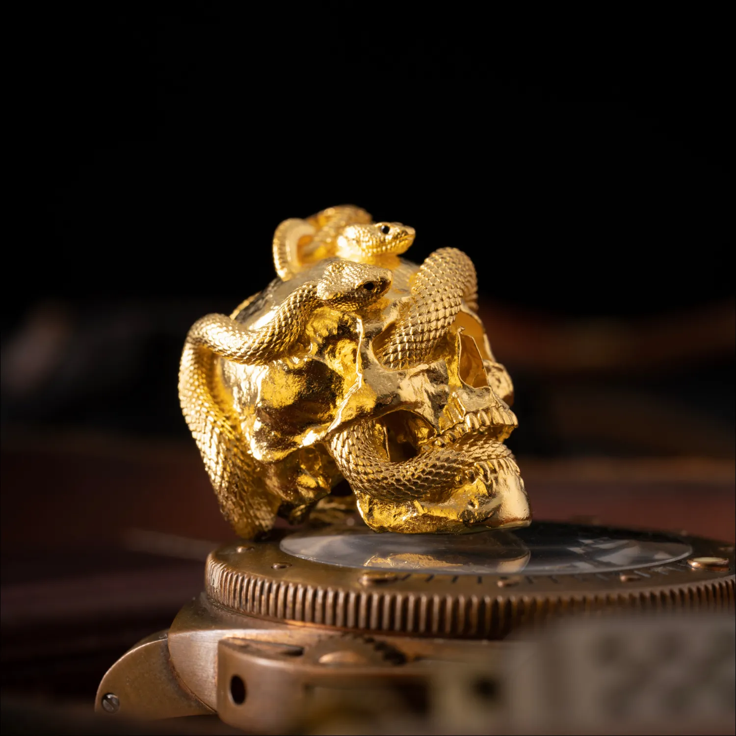 Skull & Snake Pendant - Image 3