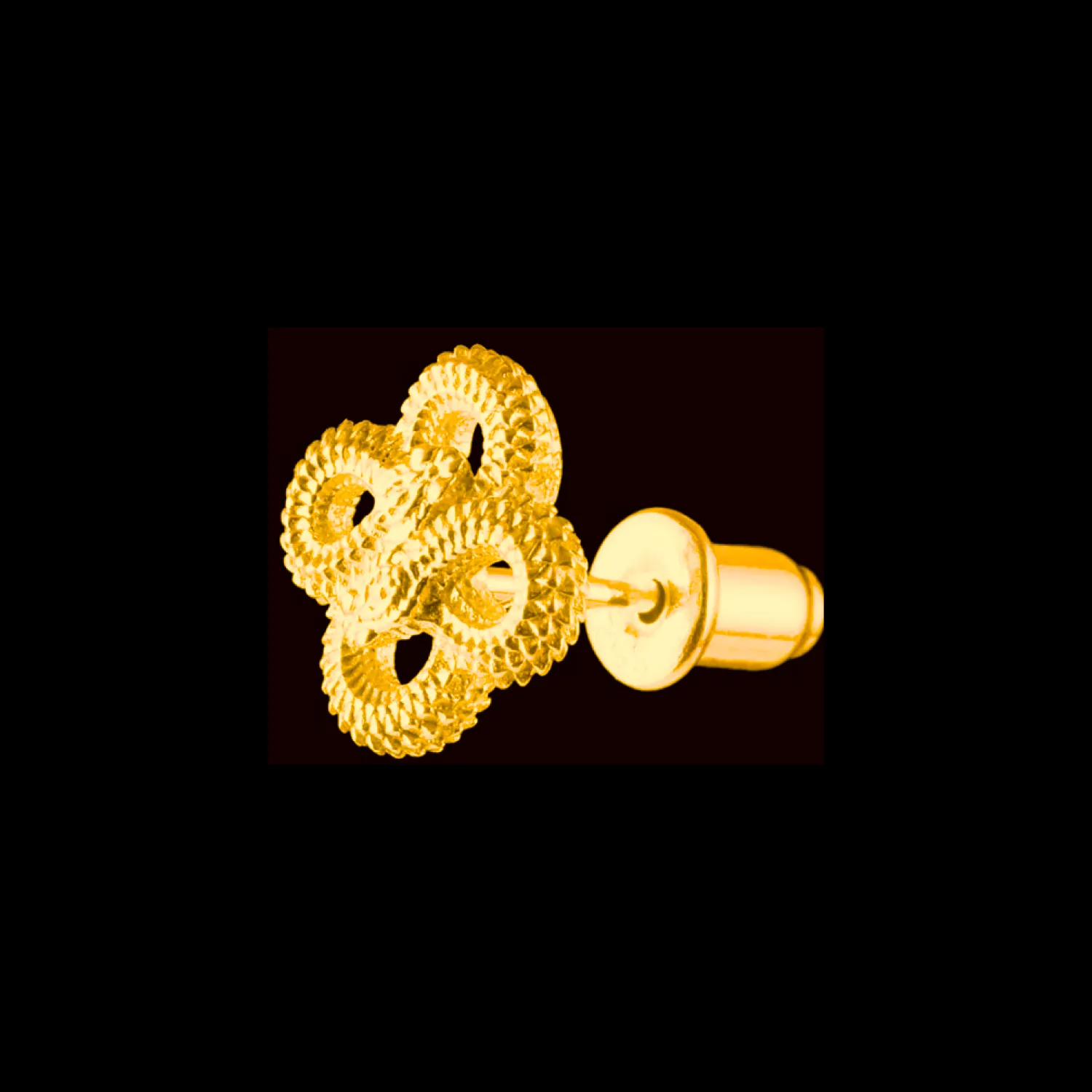 Double Snake Stud Earrings - Image 6