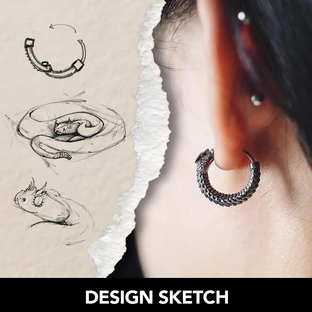 Ouroboros Earrings - Image 18