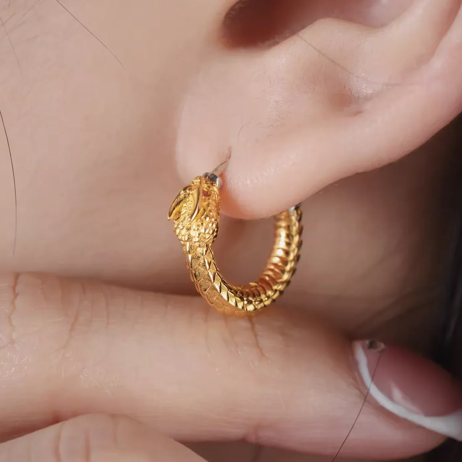 Ouroboros Earrings - Image 3