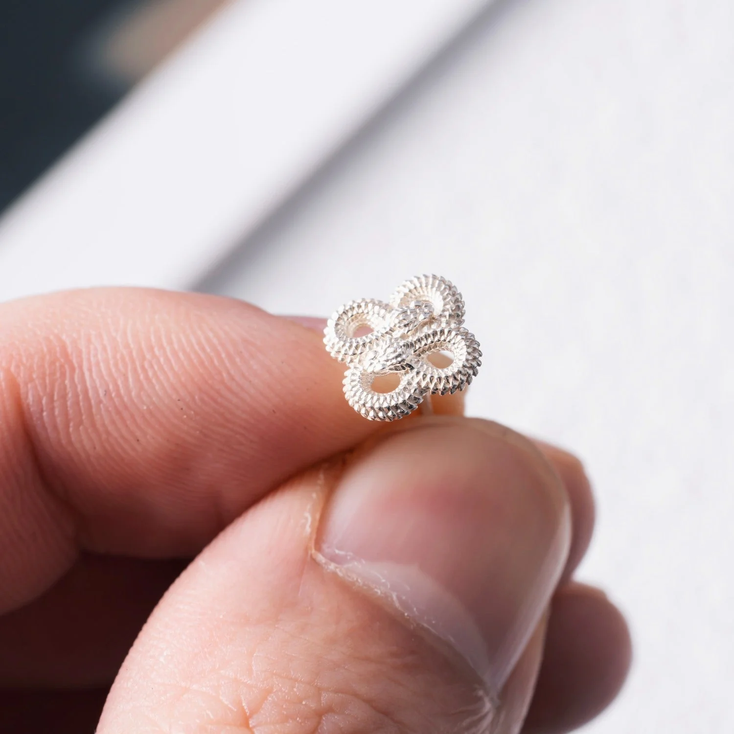 Double Snake Stud Earrings - Image 5