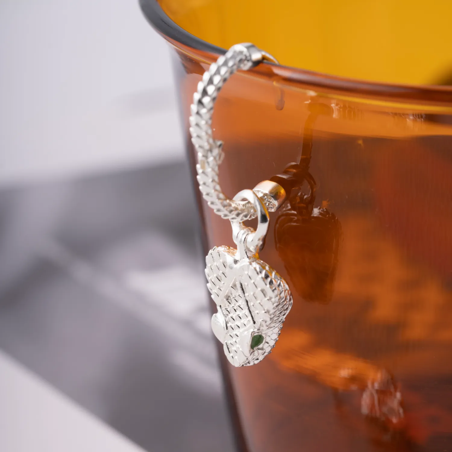 Rattlesnake Head Earrings - Image 3