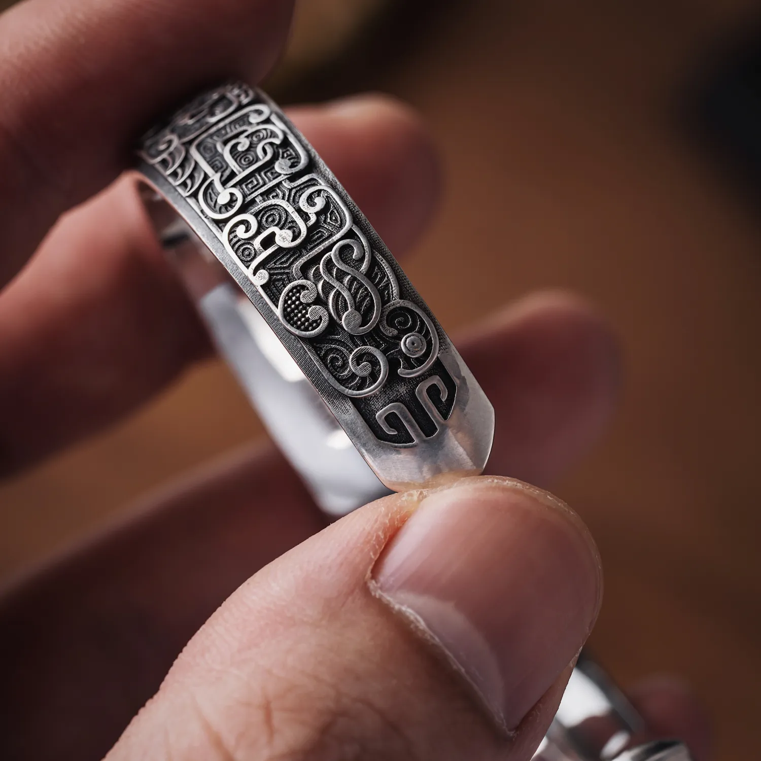 Oriental Patterned Bracelet - Image 6