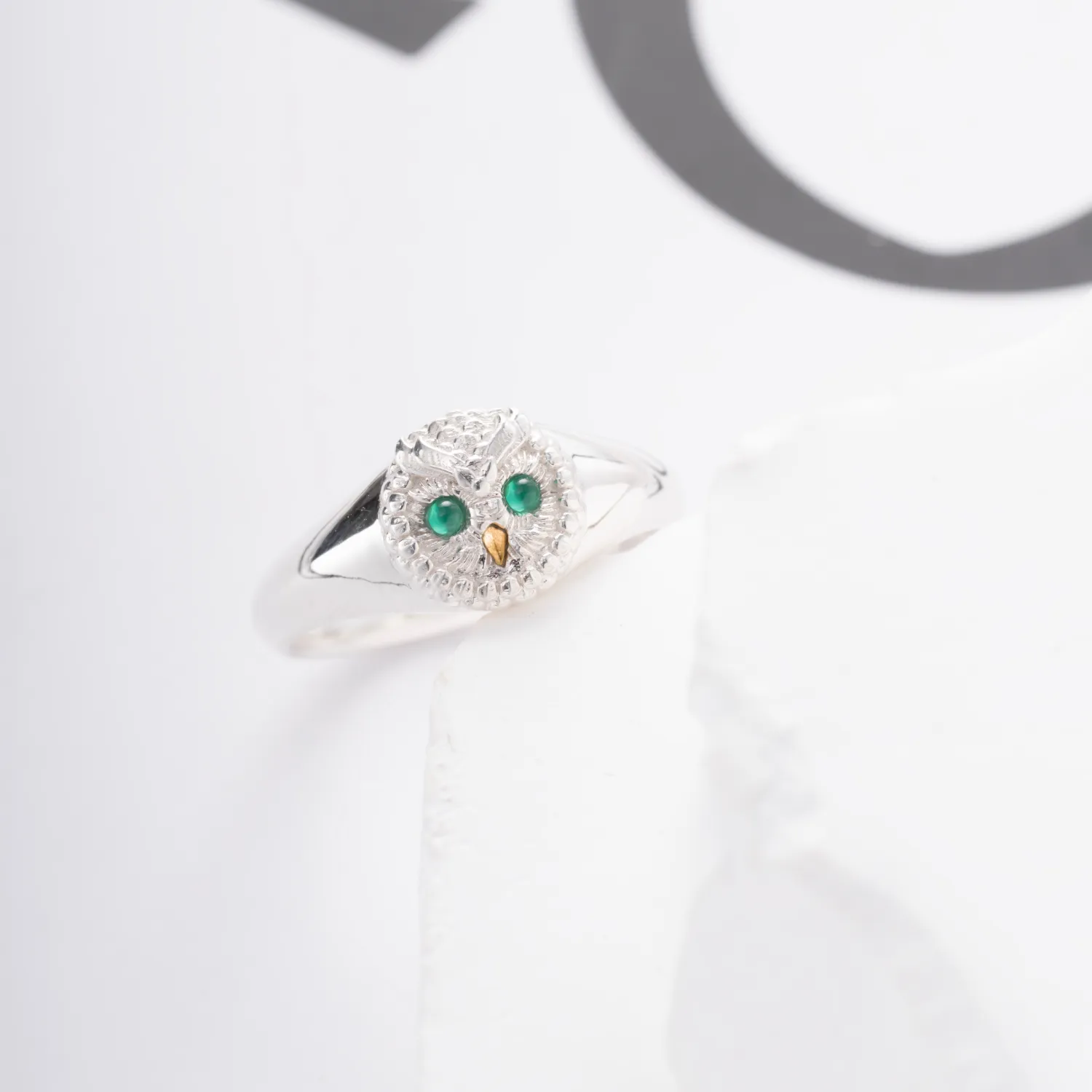 Slim Owl Ring - Image 3