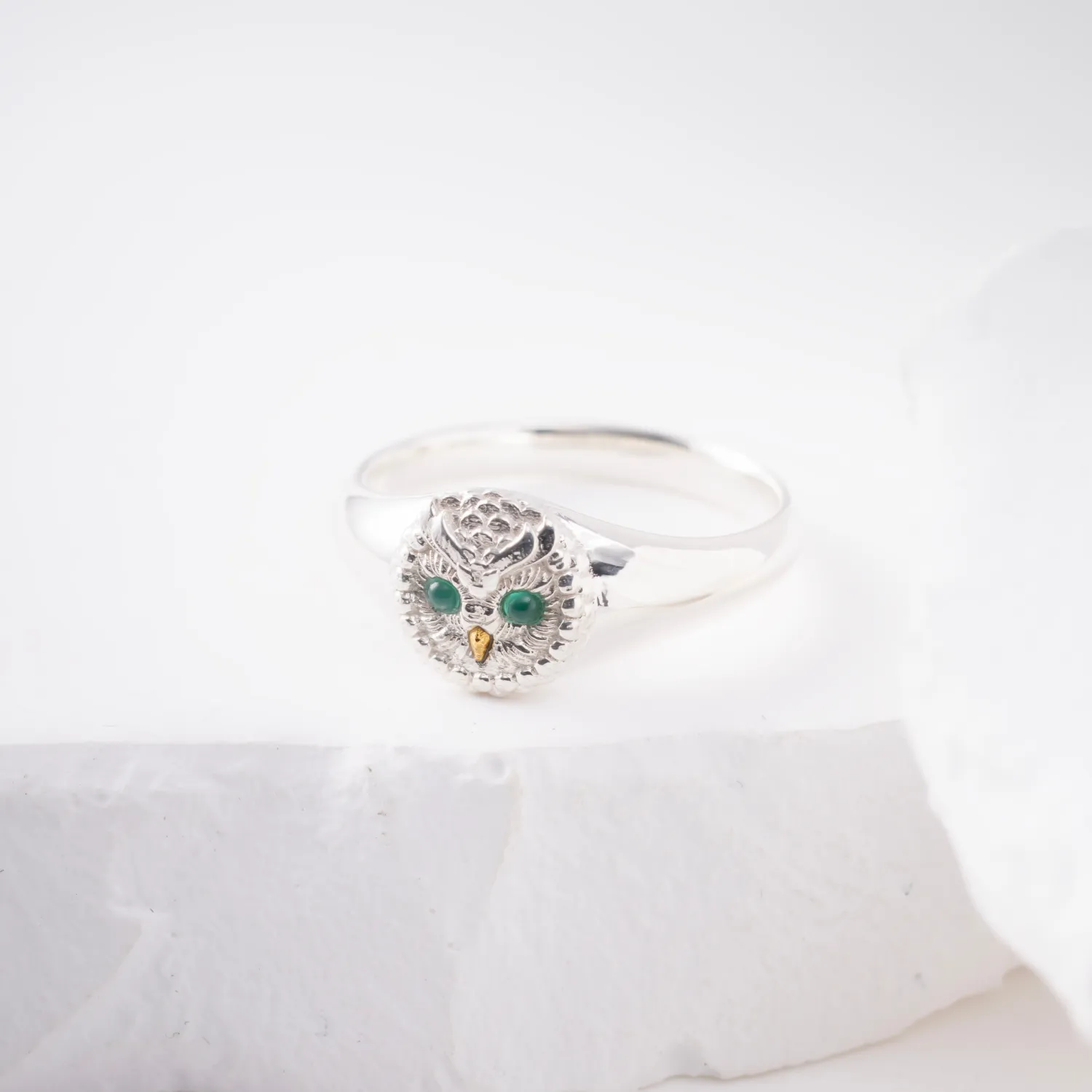 Slim Owl Ring - Image 4