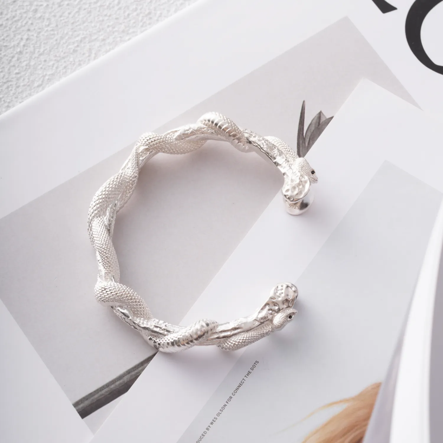 Snake Cuff Bracelet - Image 4