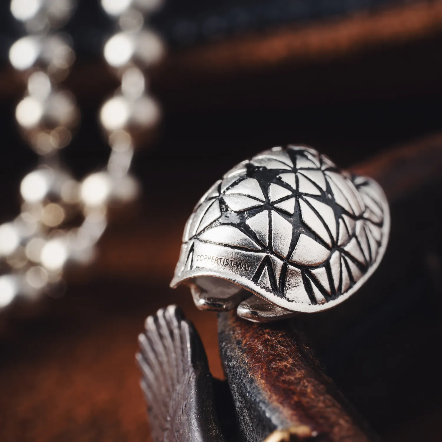 Star Tortoise Ball Chain Bracelet - 4mm - Image 5