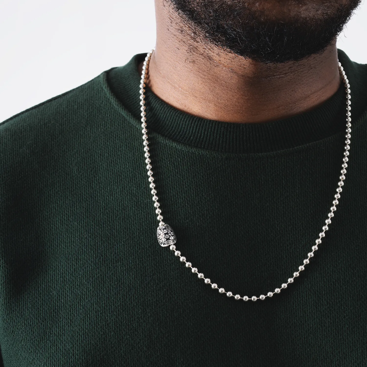 Star Tortoise Ball Chain Necklace - 4mm - Image 3