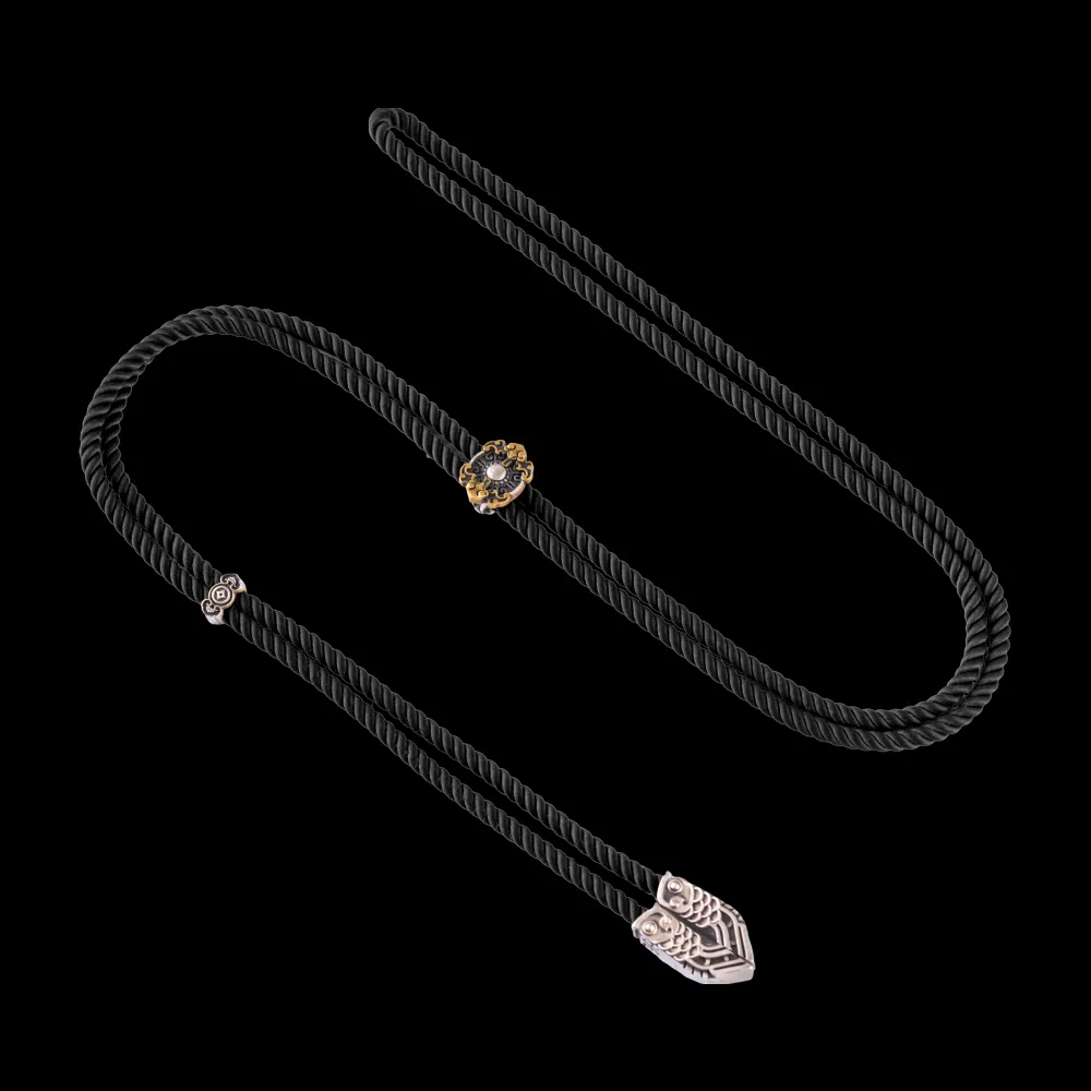 Double Fish Rope Necklace - Image 15
