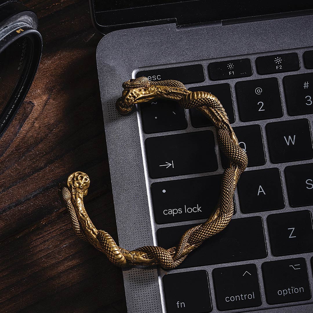 Snake Cuff Bracelet - Image 7