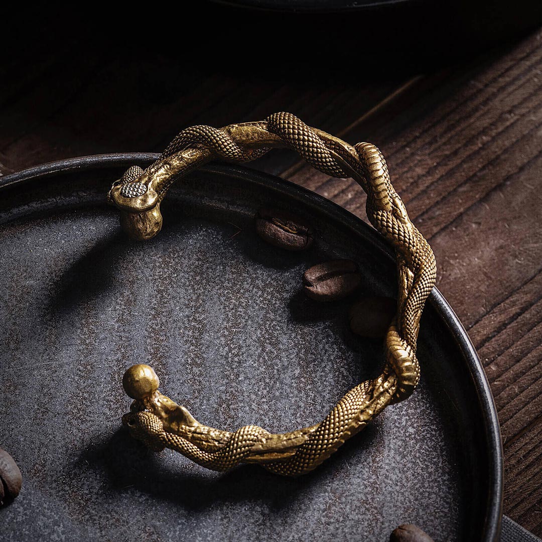 Snake Cuff Bracelet - Image 9
