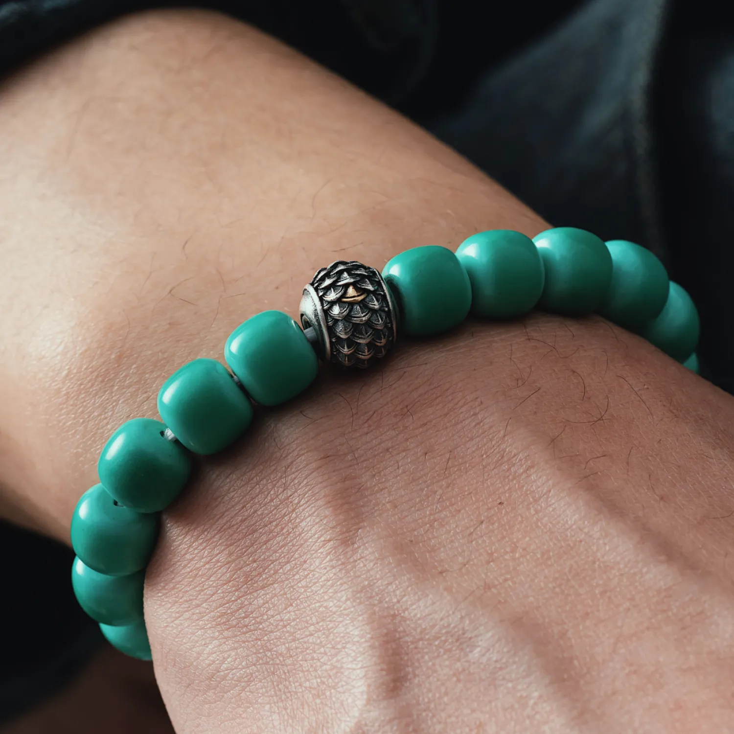 Dragon Scale Bead Bracelet