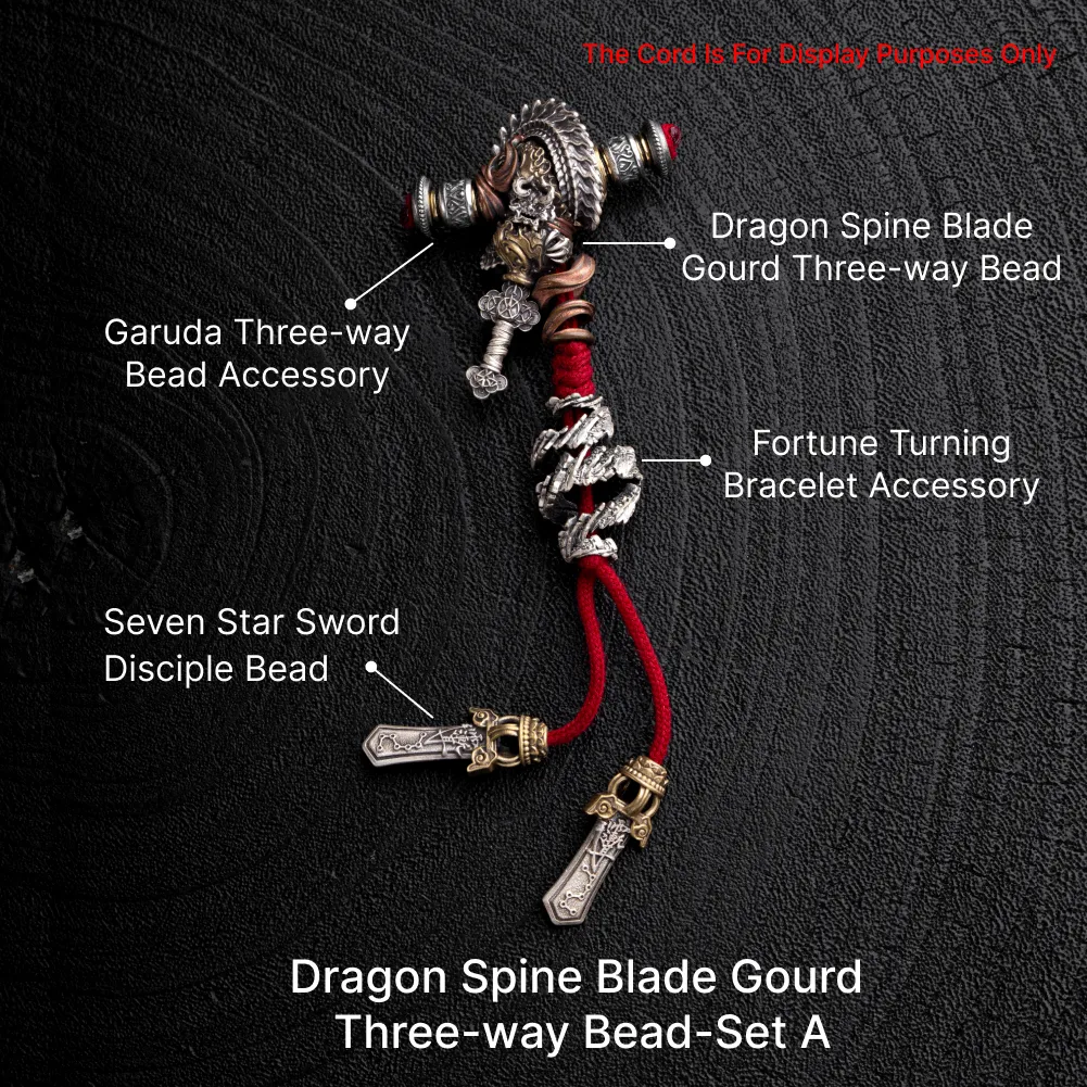 Dragon Spine Blade Gourd Three-way Bead - Image 14