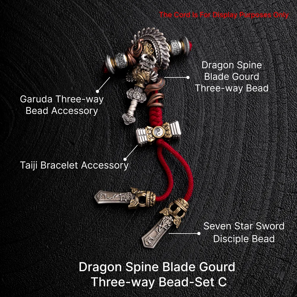 Dragon Spine Blade Gourd Three-way Bead - Image 16