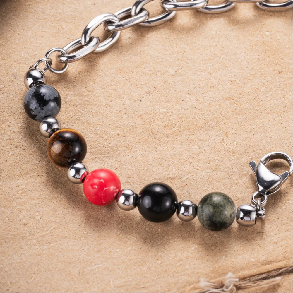 Elemental Chain Bead Bracelet - Image 2
