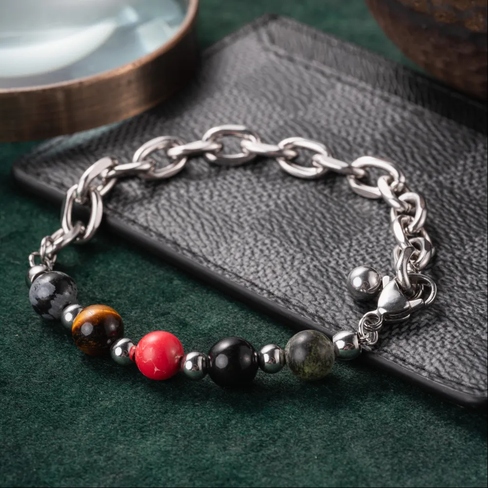 Elemental Chain Bead Bracelet - Image 3