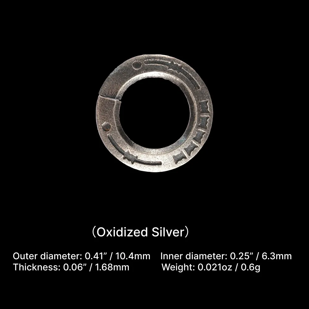Victory Patterned Open Jump Ring - Image 8
