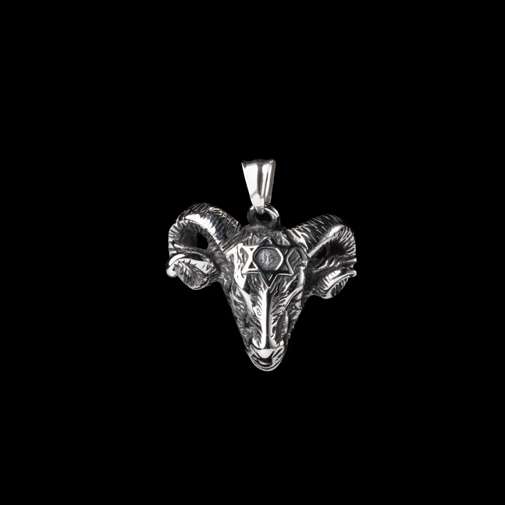 Gothic Goat Head Pendant