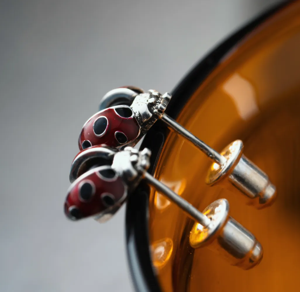 Ladybug Studs - Image 6