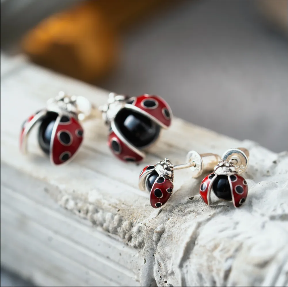 Ladybug Studs - Image 7