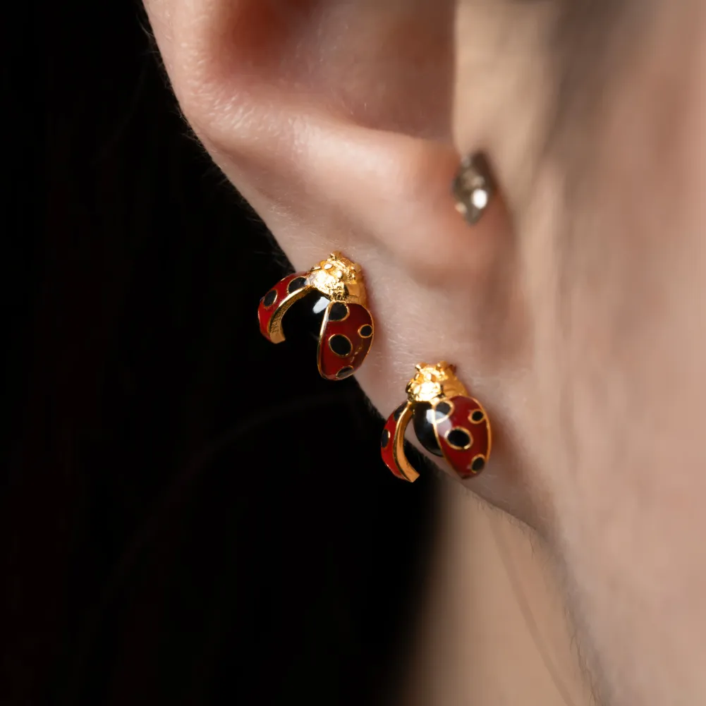 Ladybug Studs - Image 2