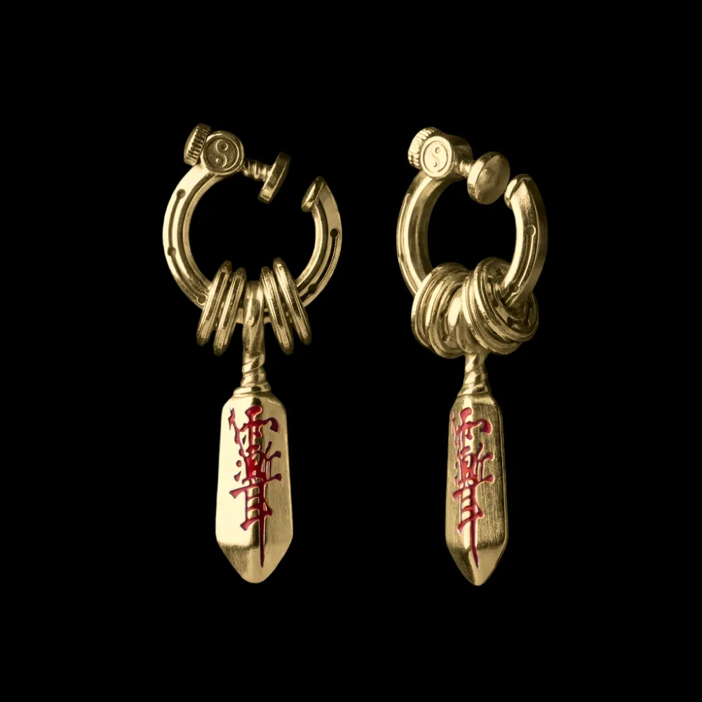 Masterblade Talisman Clip-on Earrings