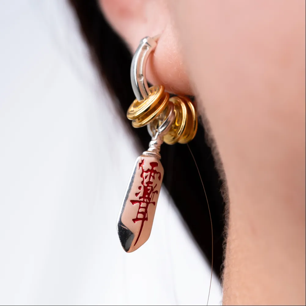 Masterblade Talisman Earrings - Image 3
