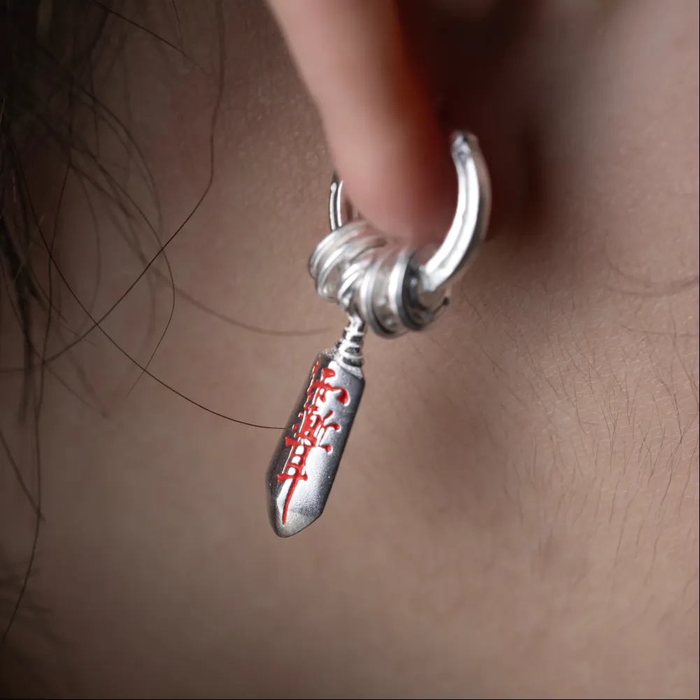Masterblade Talisman Earrings - Image 6