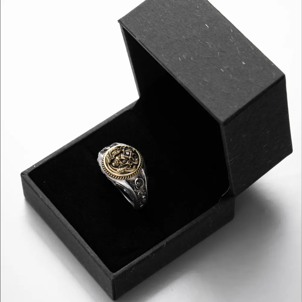 Medusa Signet Ring - Image 6