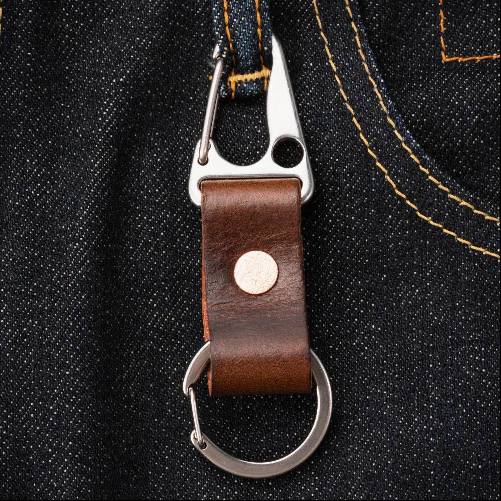 Minimalist Leather Keychain - Image 4