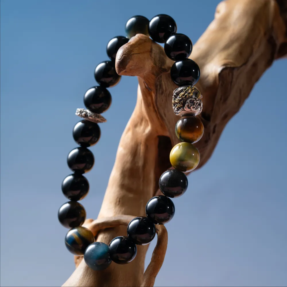 Obsidian Dragon Bracelet - Image 3