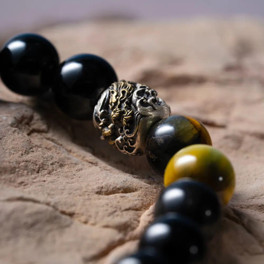 Obsidian Dragon Bracelet - Image 4