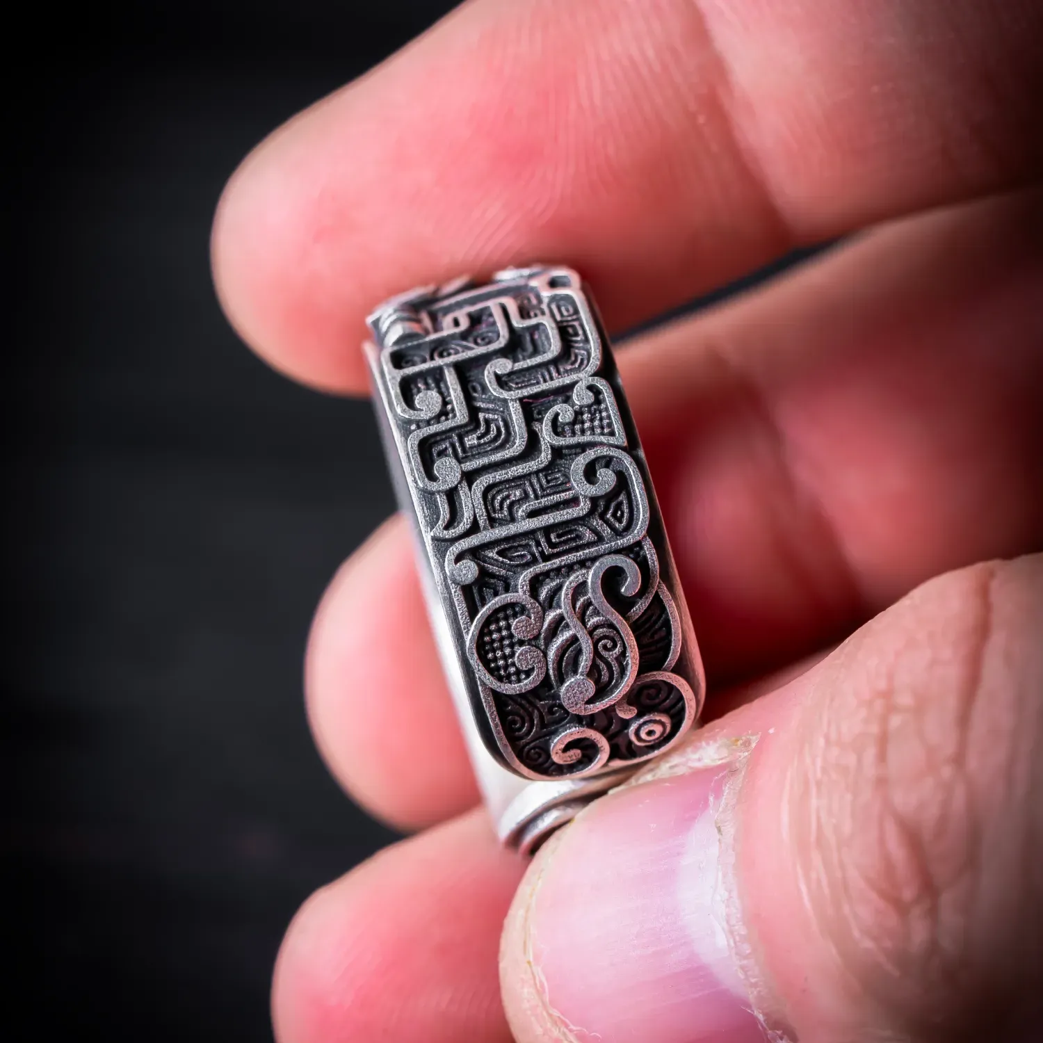 Oriental Patterned Ring - Image 6