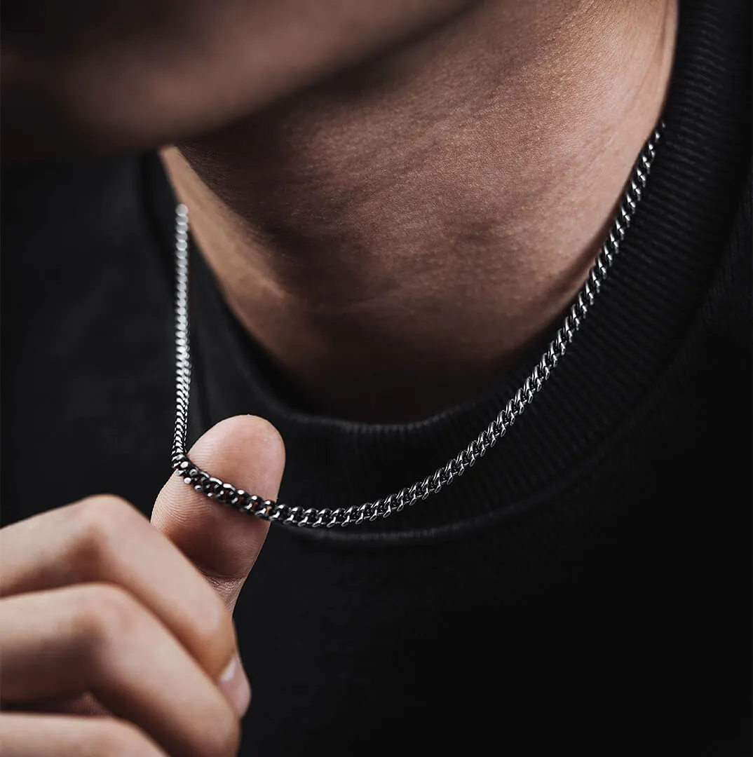 Cuban Link Chain - 4mm - Image 3