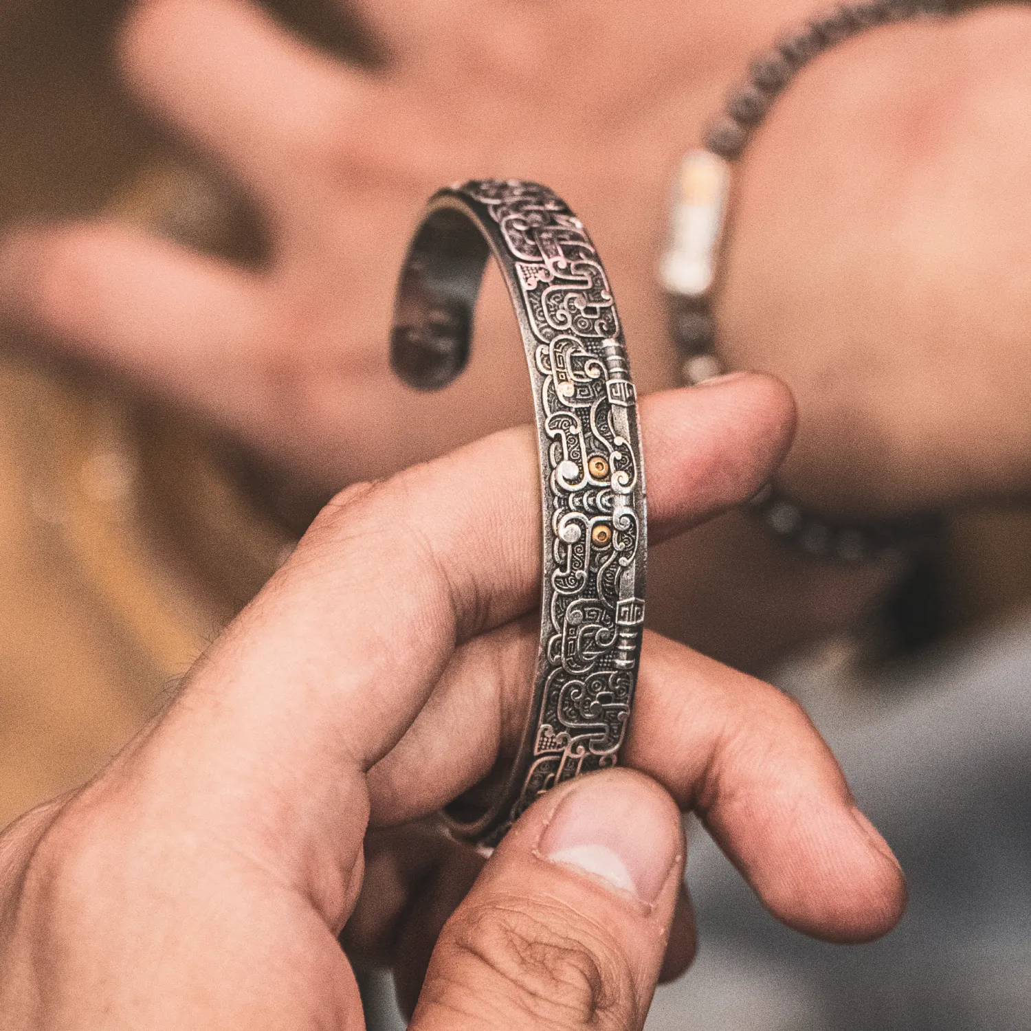 Oriental Patterned Bracelet - Image 5