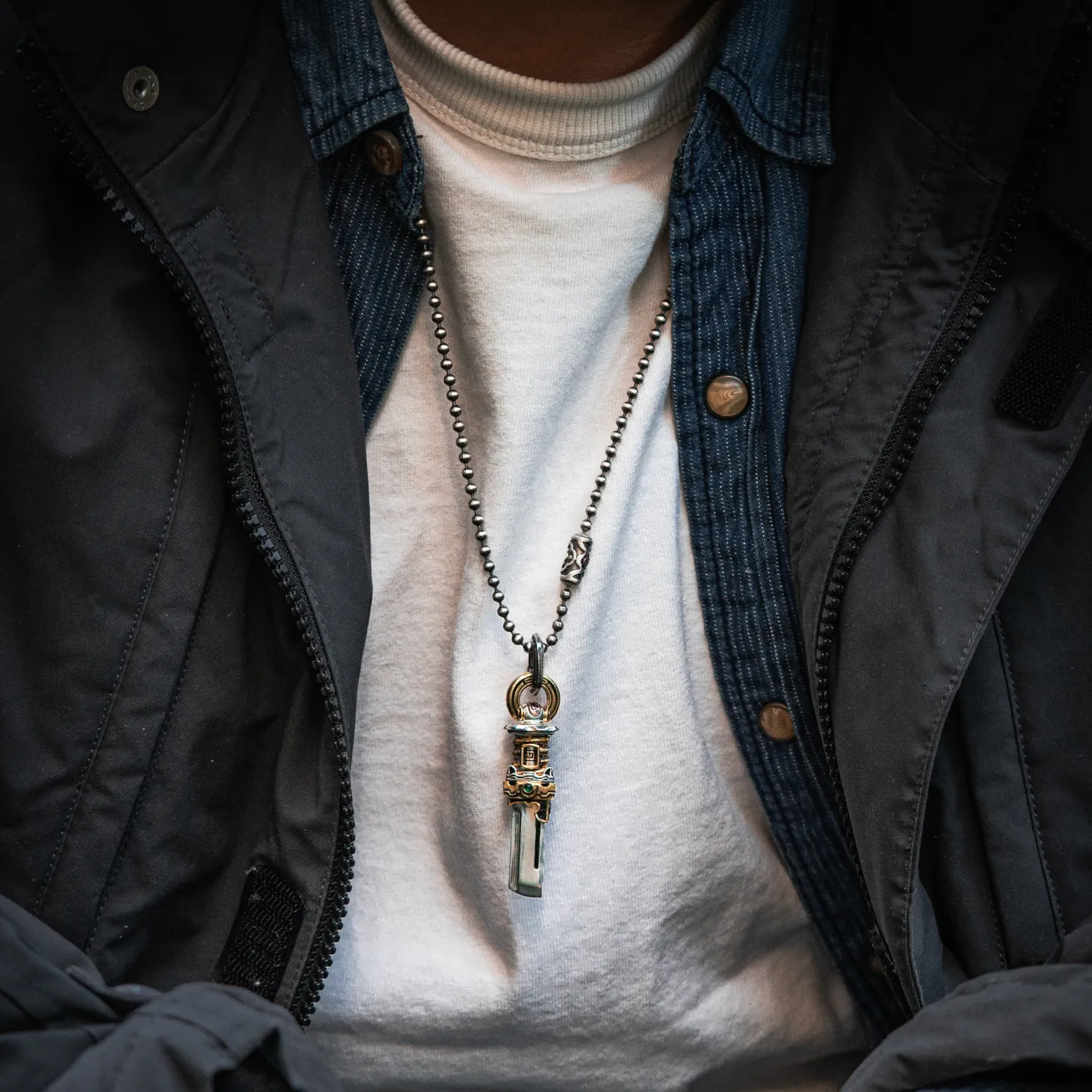 Ruyi Ball Chain Necklace - 3mm - Image 3