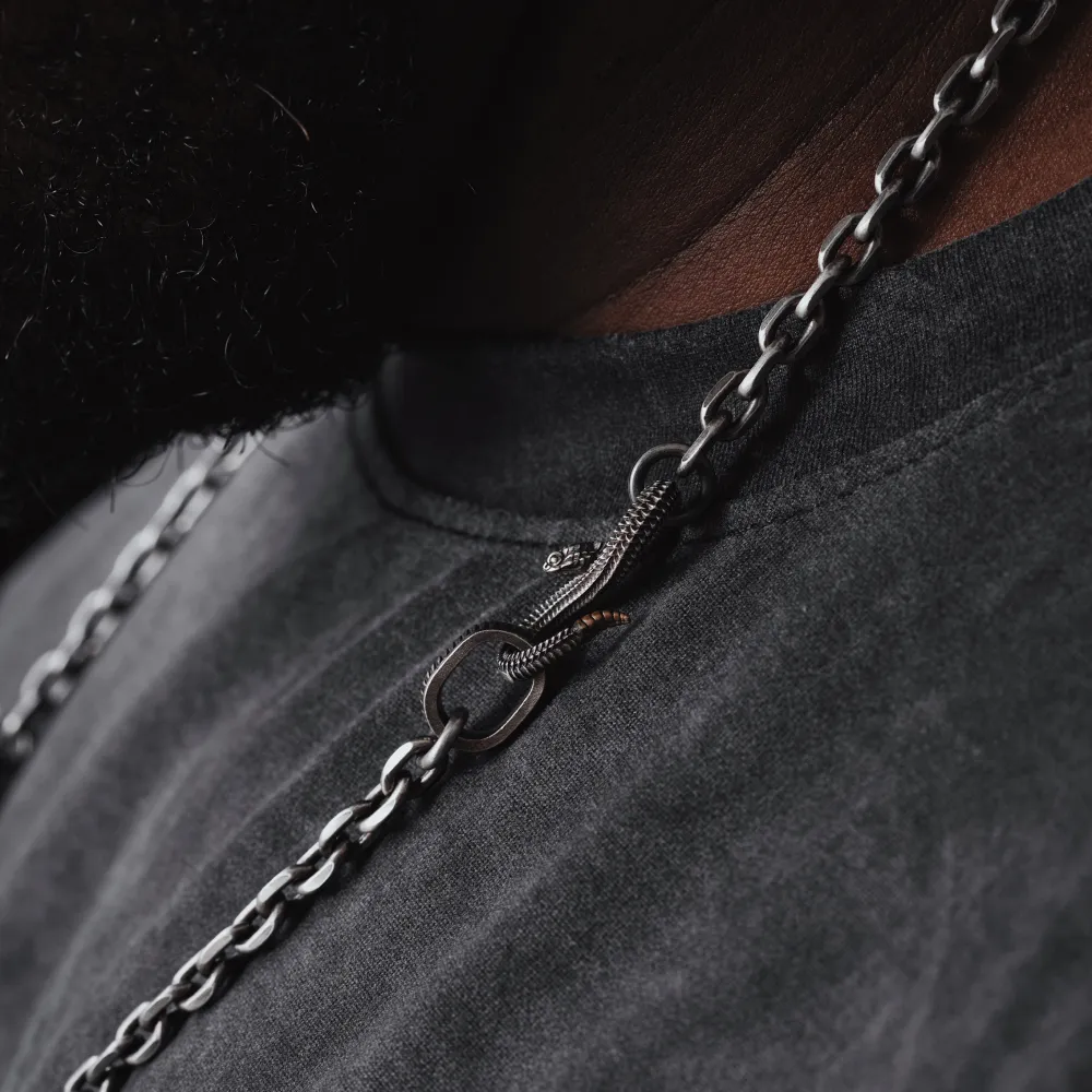 Snake Chain Necklace - 5mm - Image 3