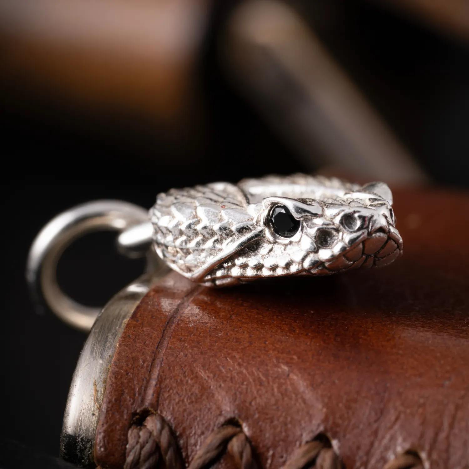 Rattlesnake Head Charm - Image 3