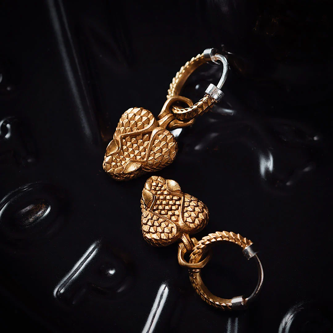 Rattlesnake Head Earrings - Image 11