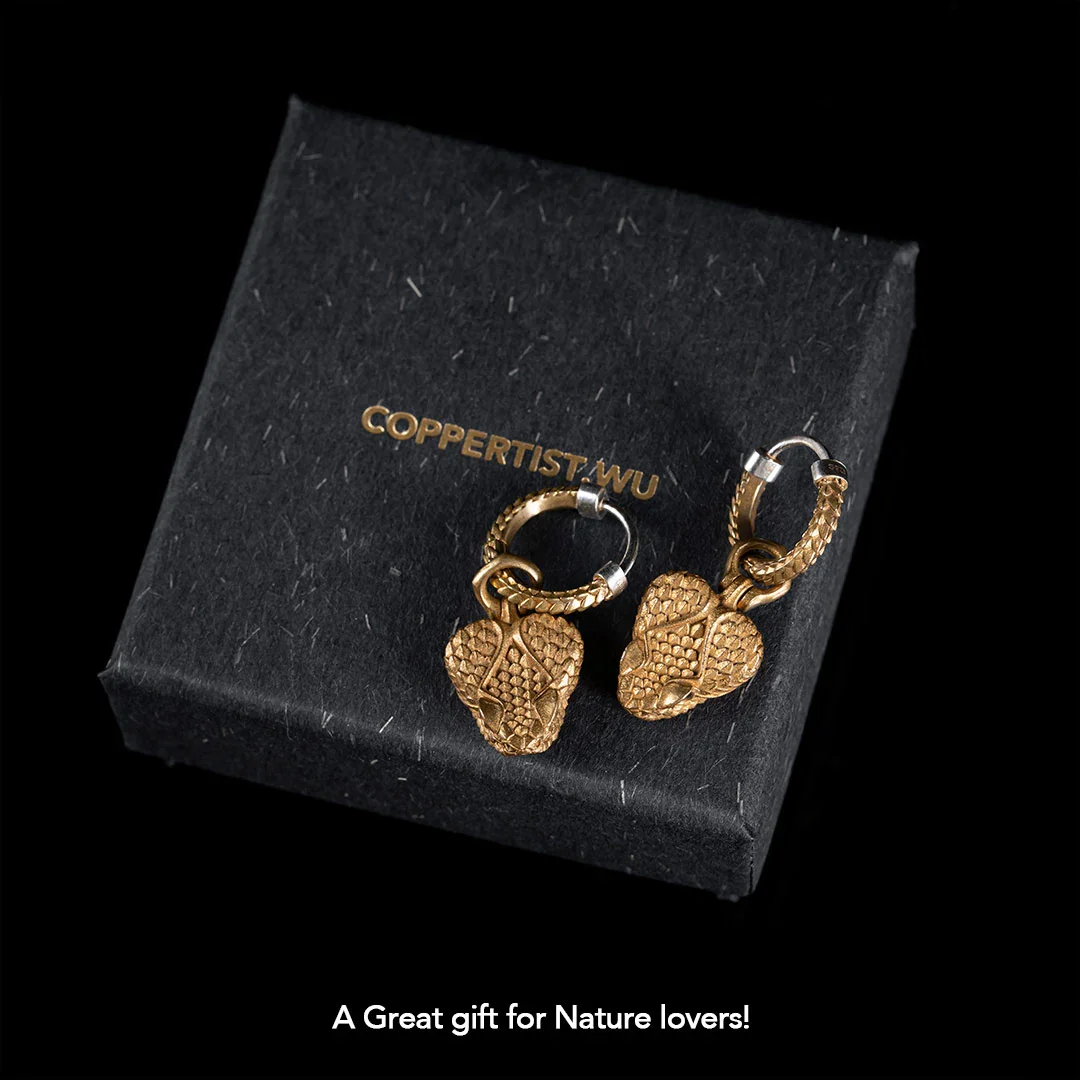 Rattlesnake Head Earrings - Image 12