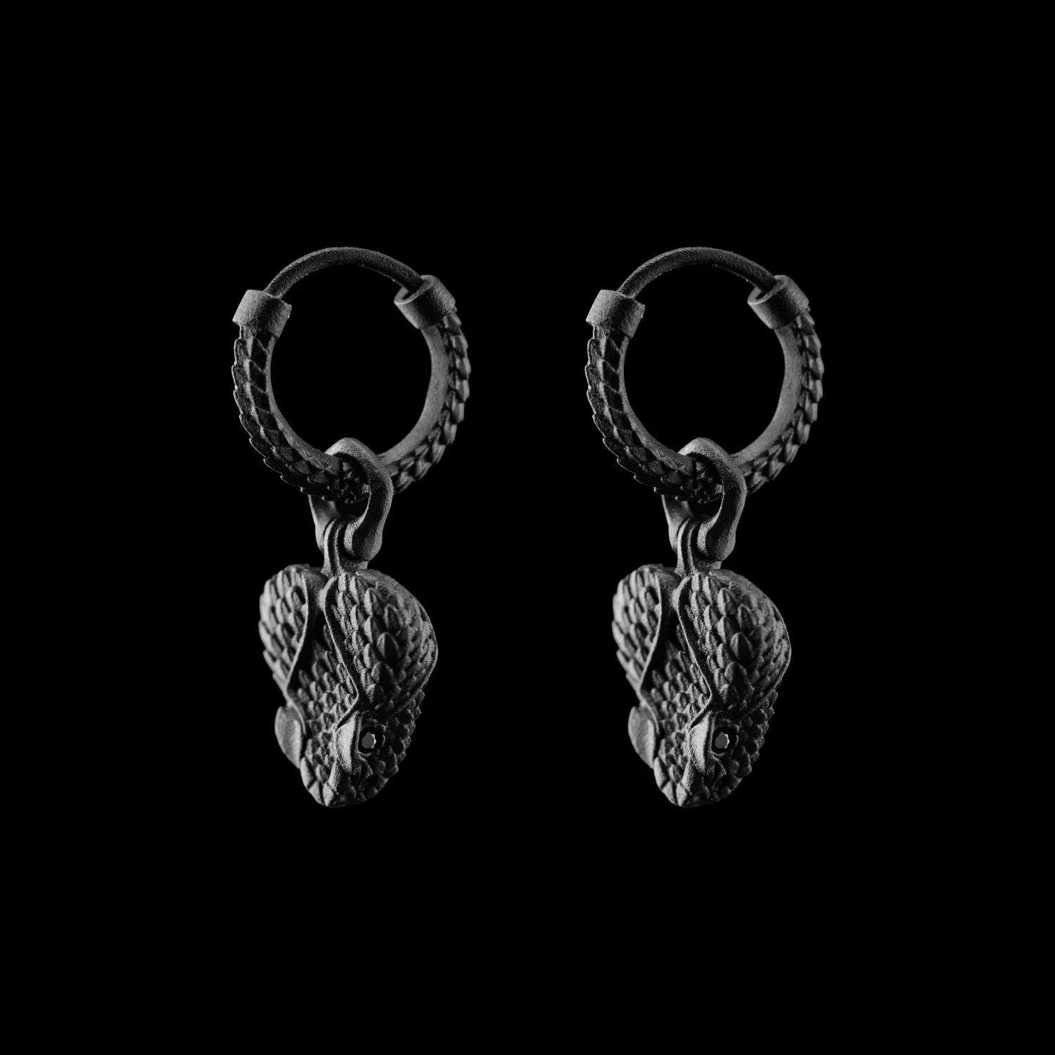 Rattlesnake Head Earrings - Image 16