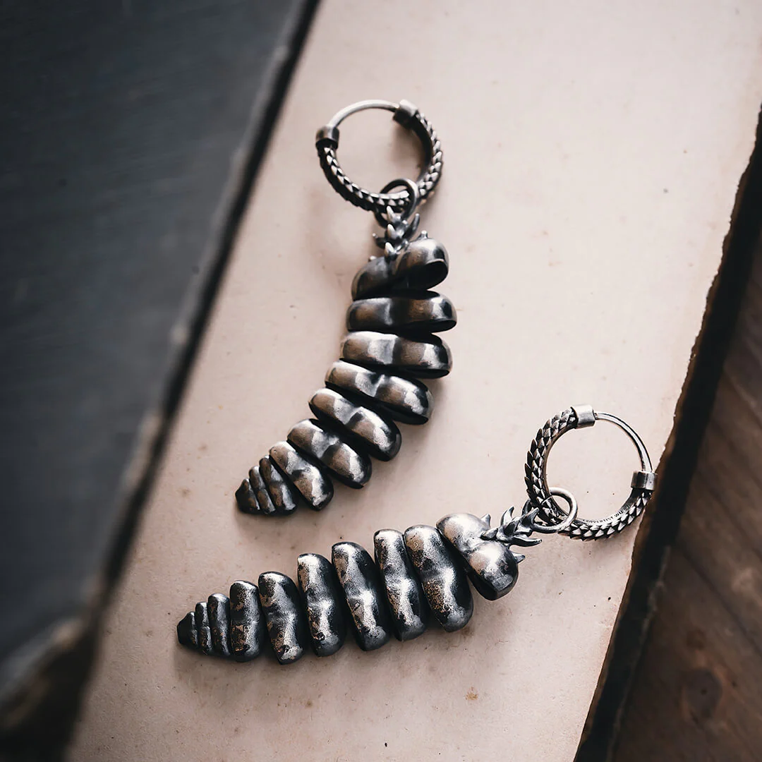 Rattlesnake Tail Earrings - Image 2