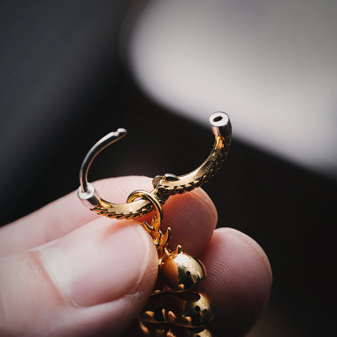 Rattlesnake Tail Earrings - Image 3